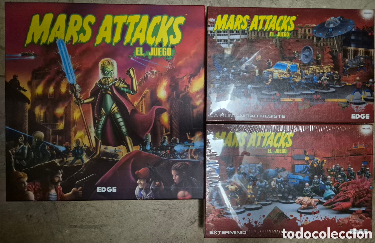 Juegos de mesa: Juego Mars Attcak y extensiones nuevo - Foto 1