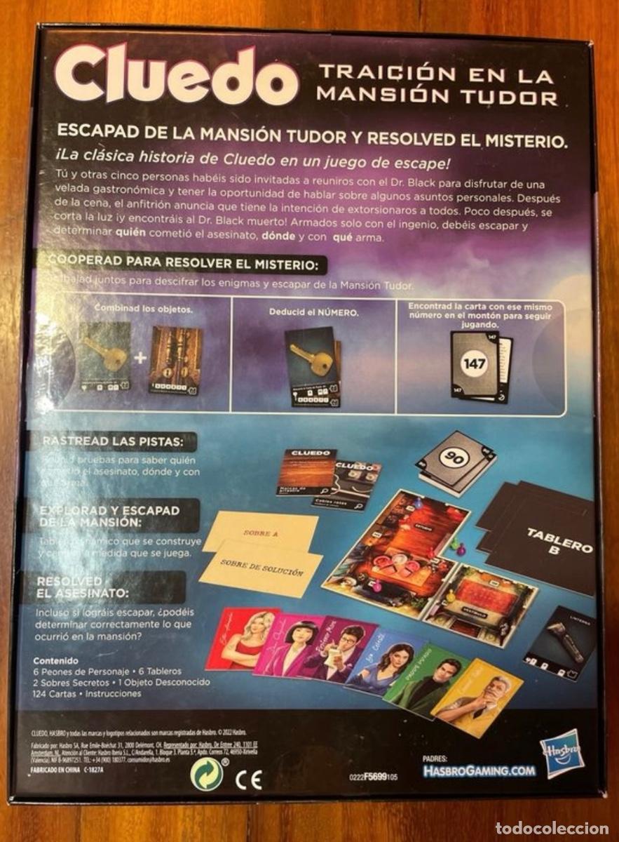 Juegos de mesa: Cluedo - Traici&oacute;n en la mansi&oacute;n Tudor - Foto 3