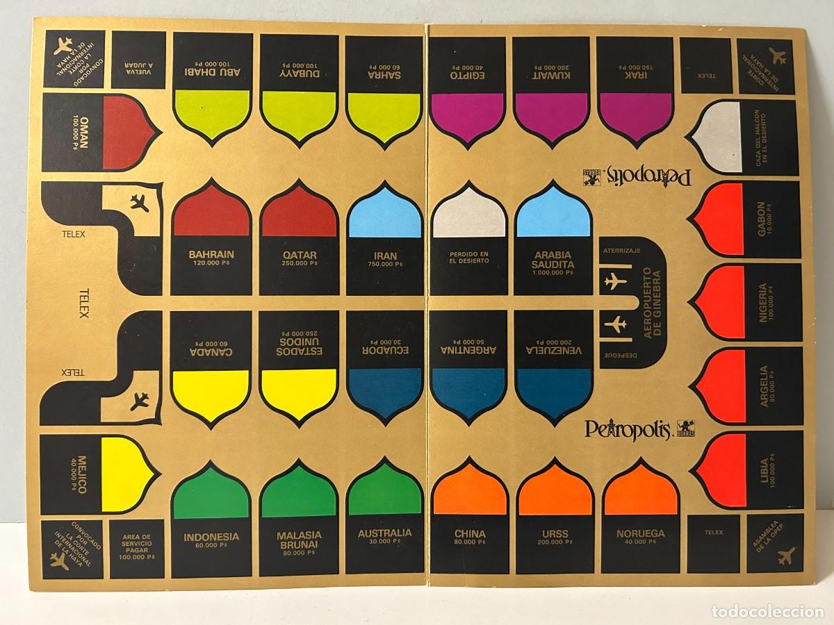 Juegos de mesa: PETROPOLIS de Juegos BORRAS 1980 COMPLETO - Foto 4
