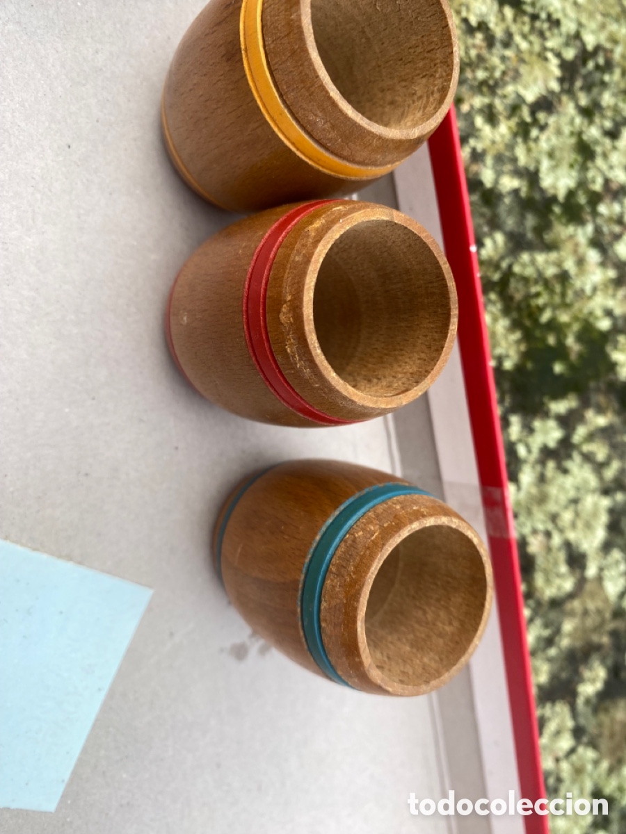 Juegos de mesa: Cubiletes de madera de parch&iacute;s - Foto 4