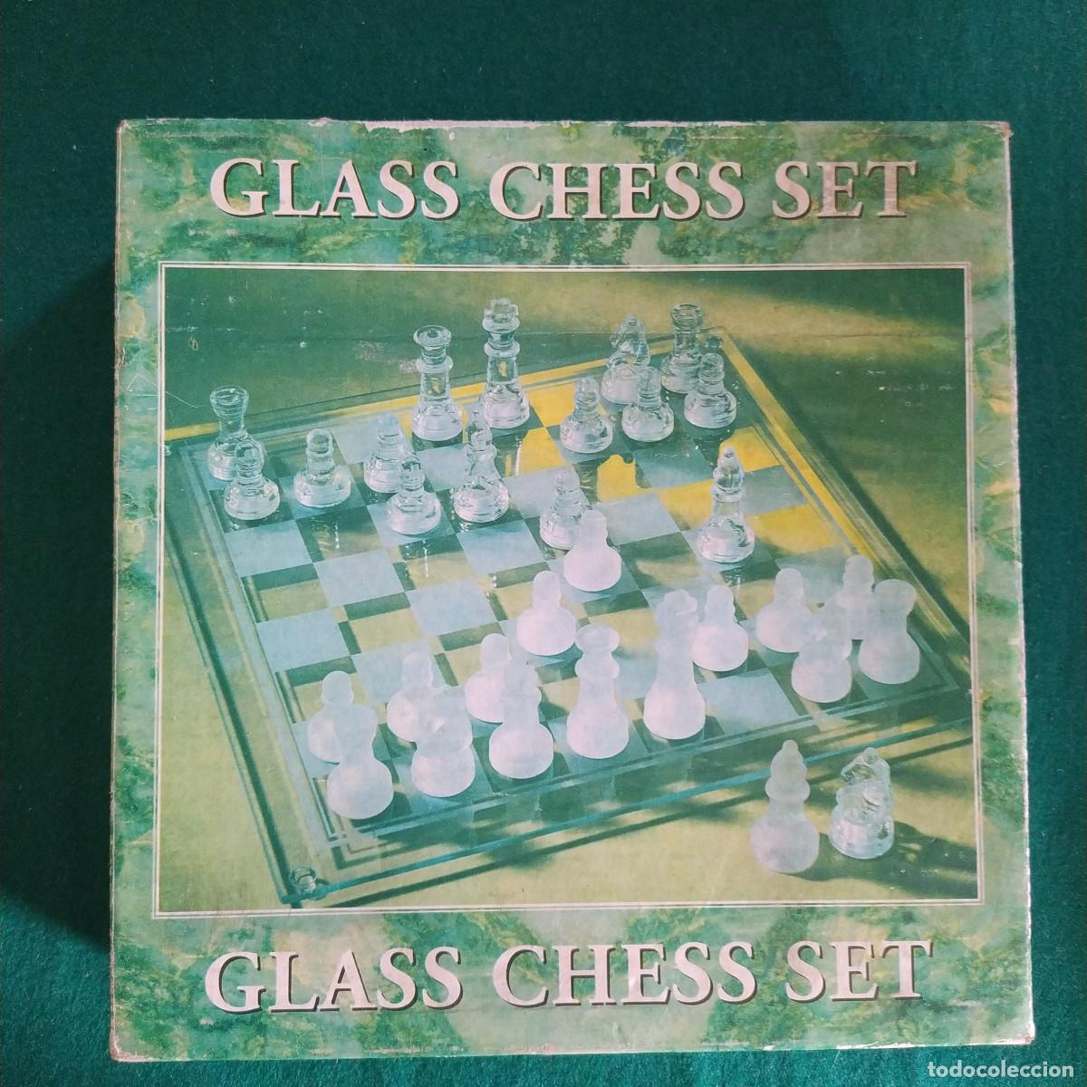 Juegos de mesa: Galss chess set ajedrez de cristal - Foto 1