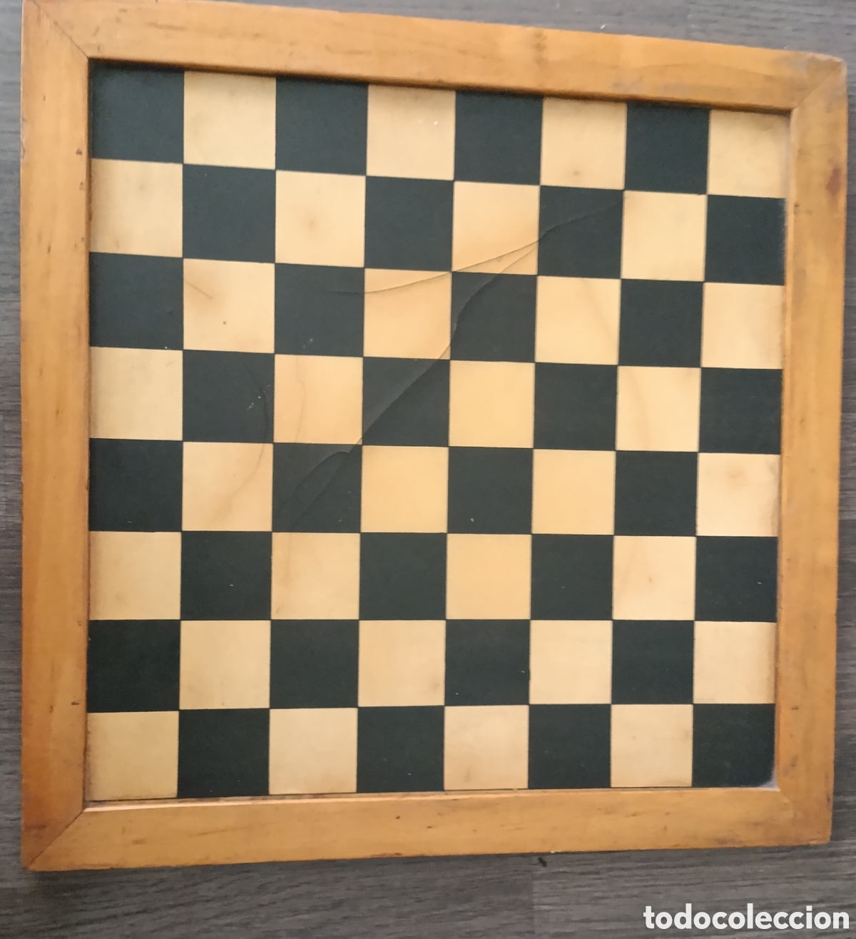 Juegos de mesa: Antiguo tablero de parch&iacute;s y damas - Foto 2