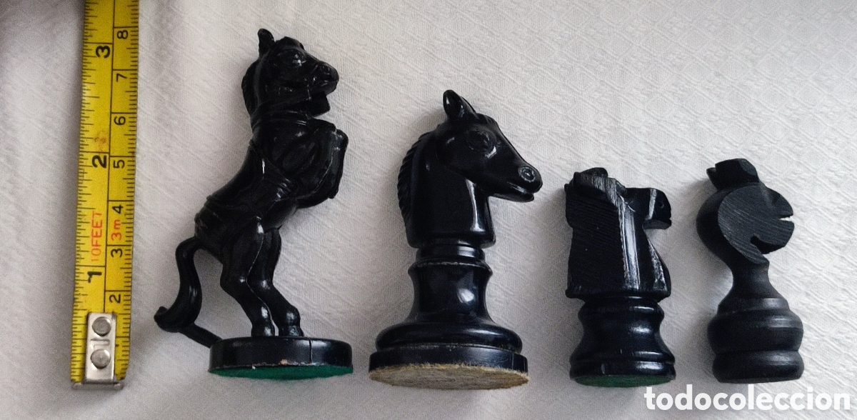 Juegos de mesa: Lote 3 juegos completos de piezas de ajedrez. - Foto 6