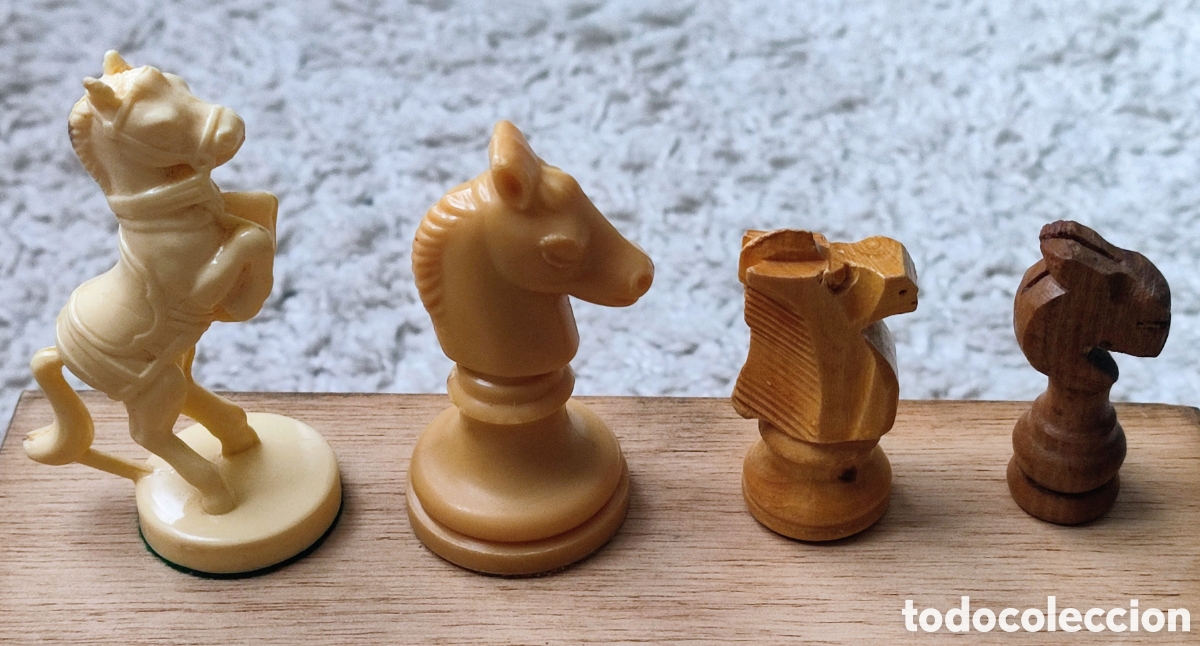 Juegos de mesa: Lote 3 juegos completos de piezas de ajedrez. - Foto 9