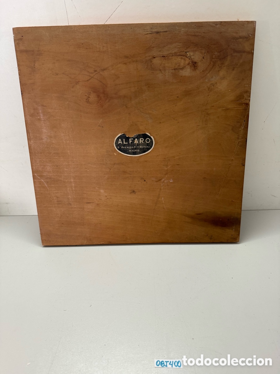 Juegos de mesa: Tablero de ajedrez de madera de principios de siglo - Foto 2