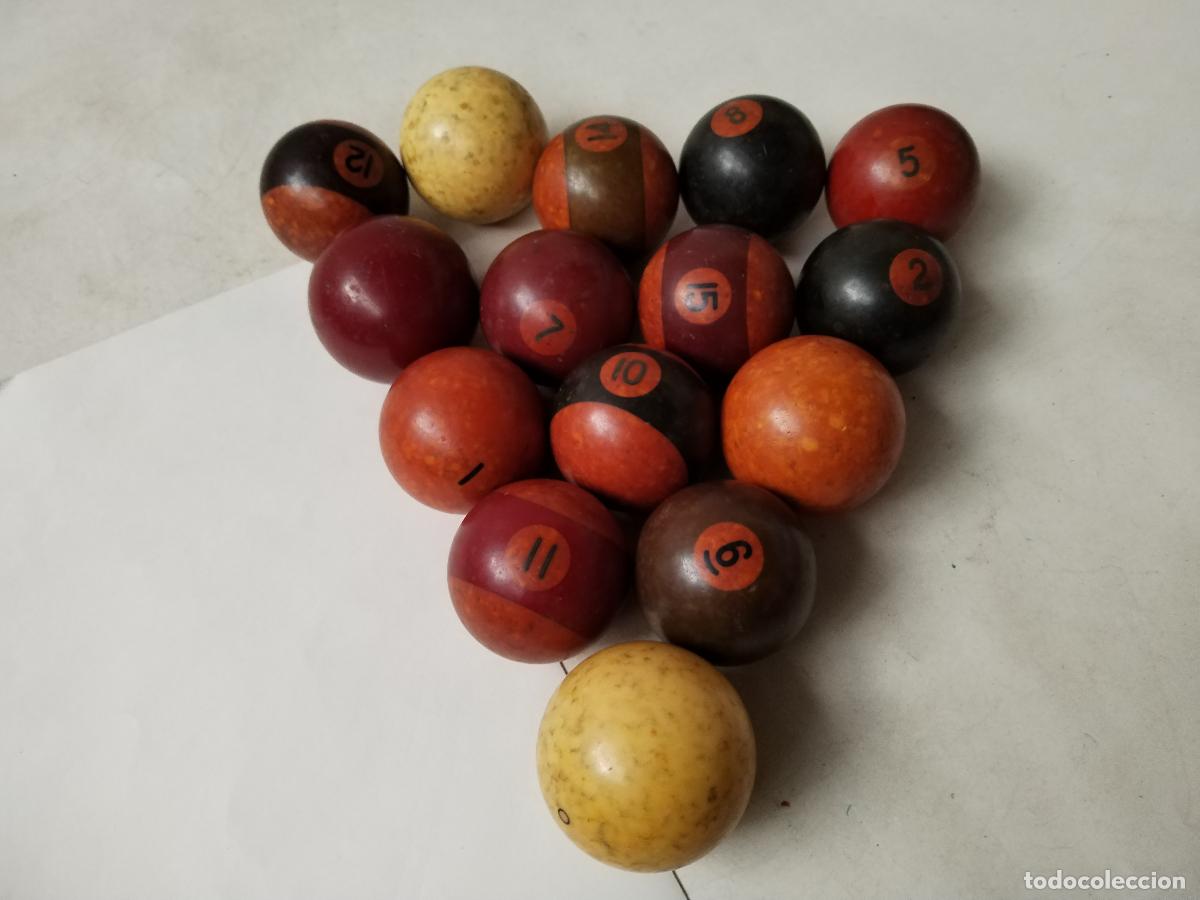 Juegos de mesa: 15 bolas de billar americano - c184 - Foto 2