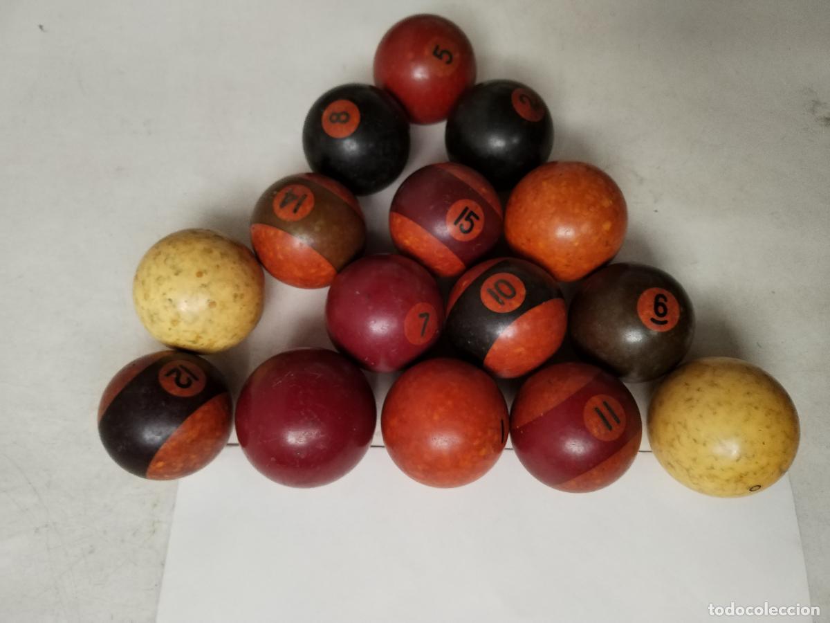 Juegos de mesa: 15 bolas de billar americano - c184 - Foto 4