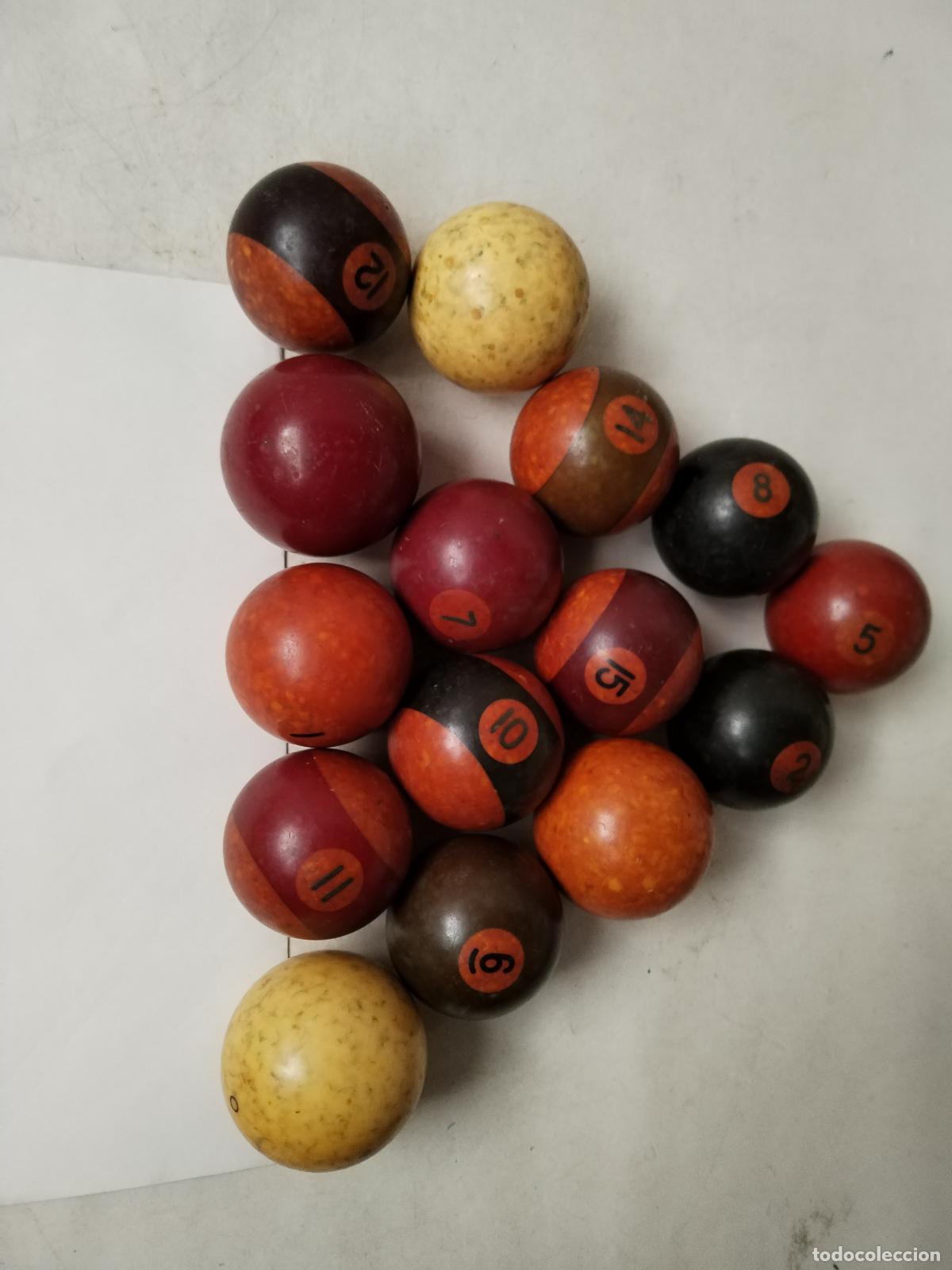 Juegos de mesa: 15 bolas de billar americano - c184 - Foto 5
