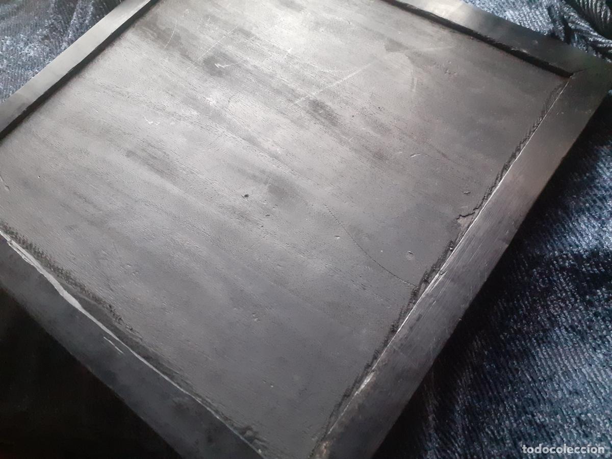 Juegos de mesa: Tablero antiguo de ajedrez ebano y marfil - Foto 6