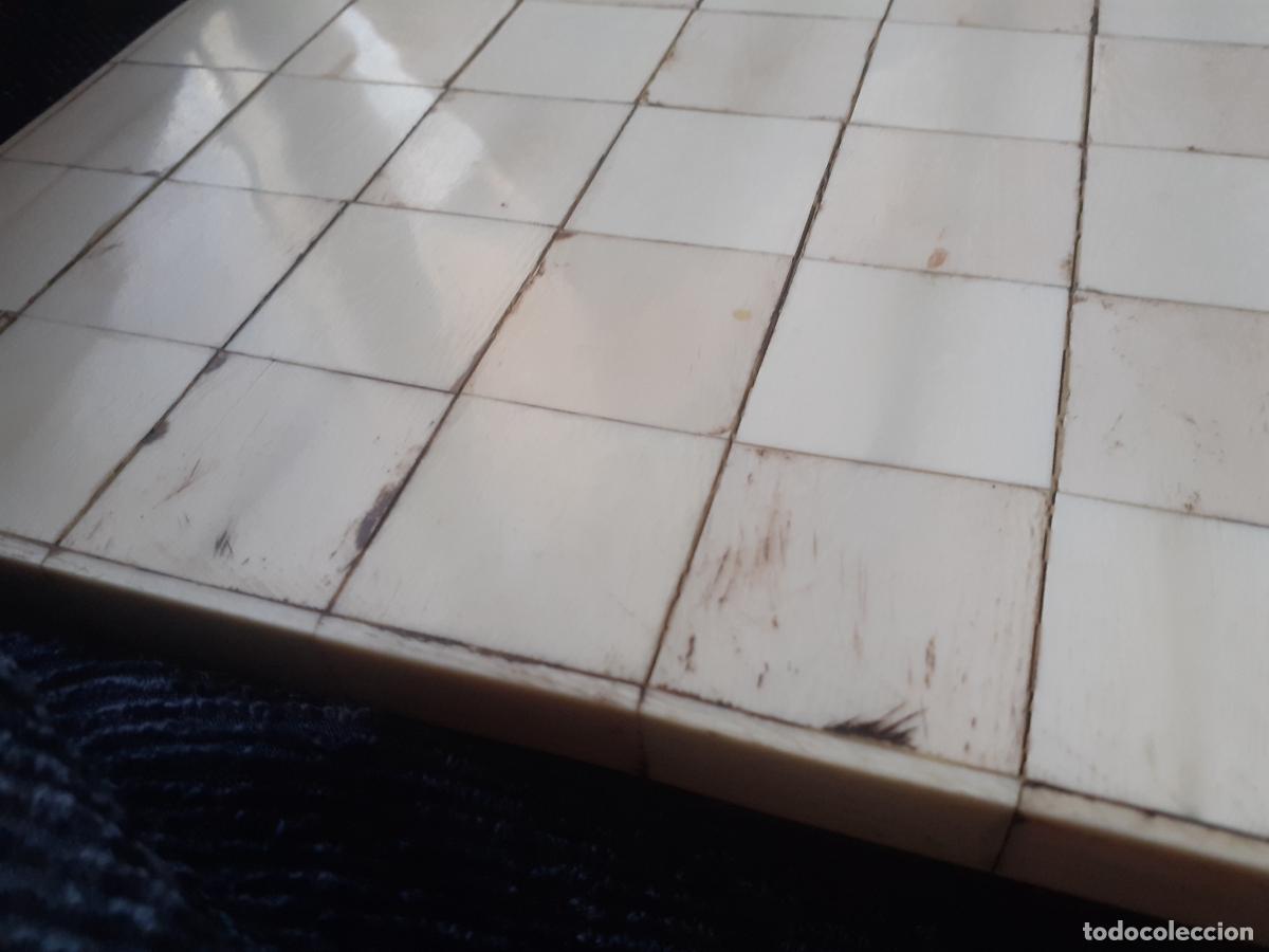Juegos de mesa: Tablero ajedrez antiguo - Foto 4