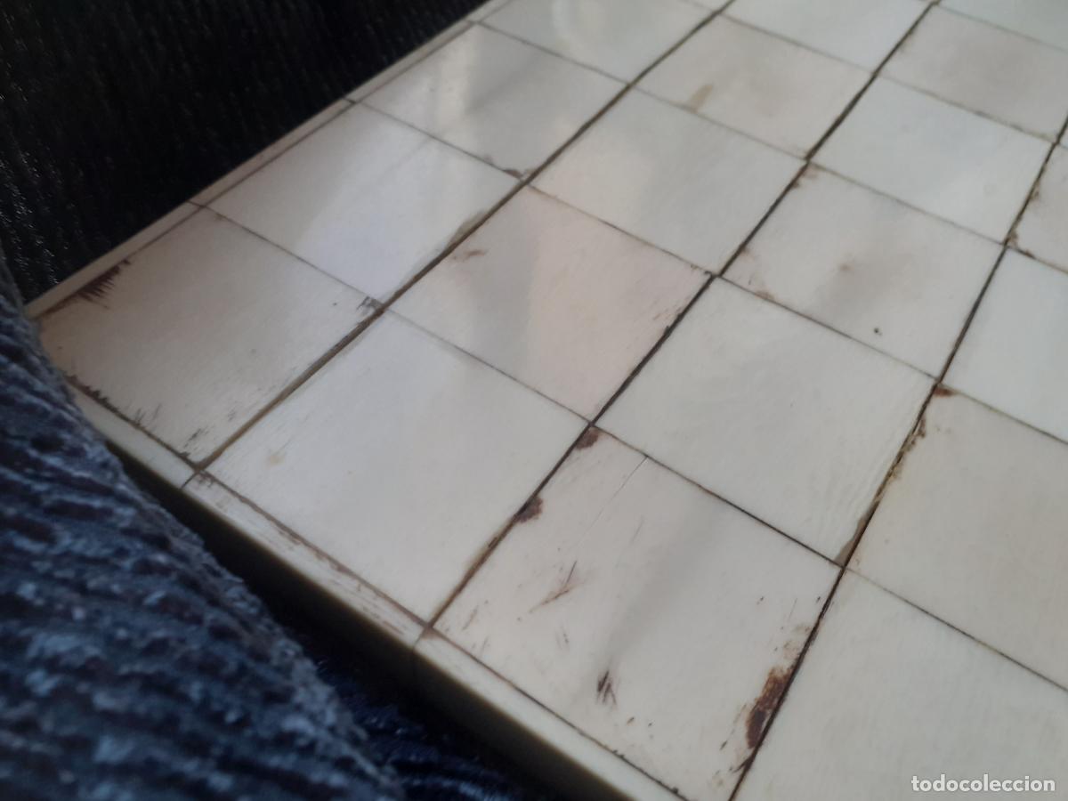 Juegos de mesa: Tablero ajedrez antiguo - Foto 11