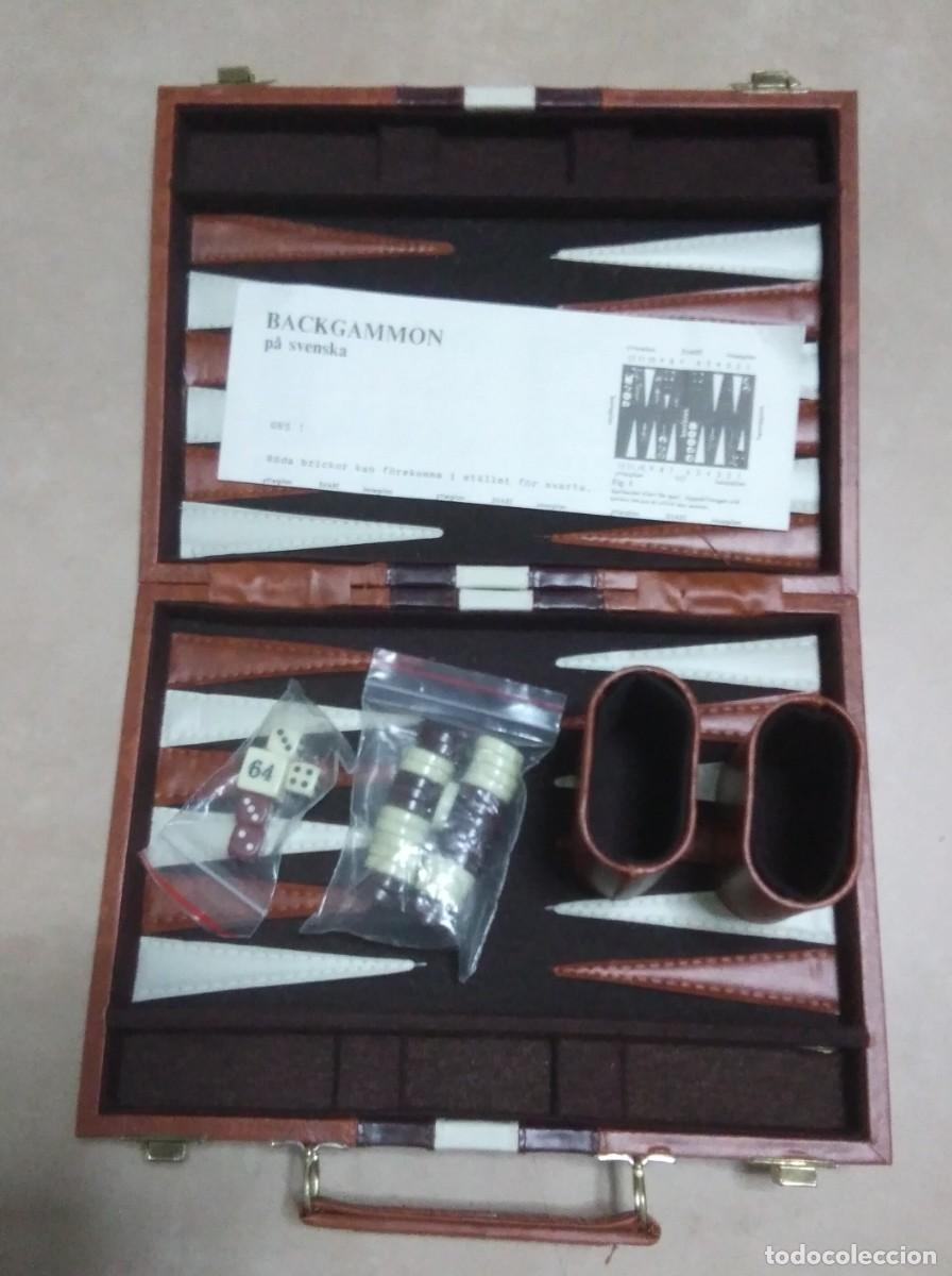 Juegos de mesa: Maletin juego del Backgammon - Foto 1