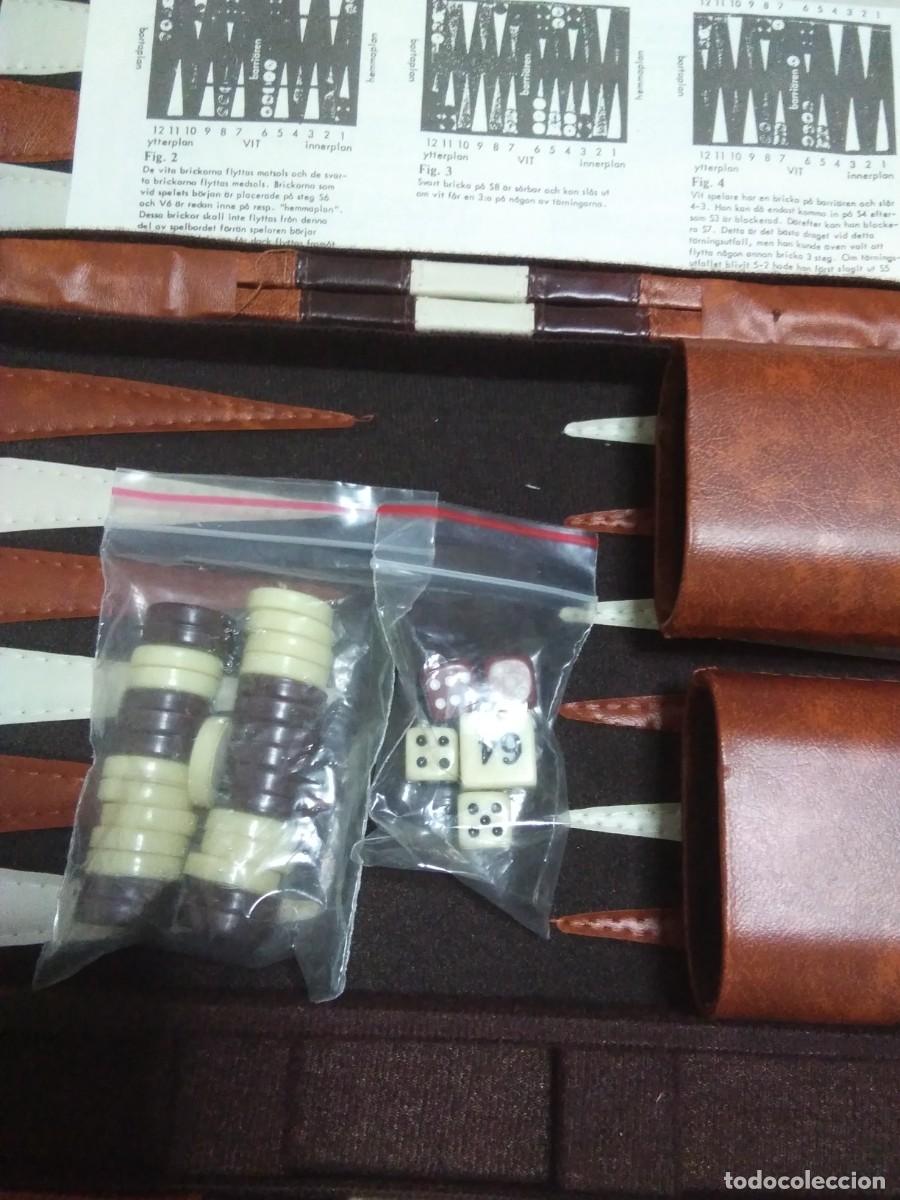 Juegos de mesa: Maletin juego del Backgammon - Foto 4