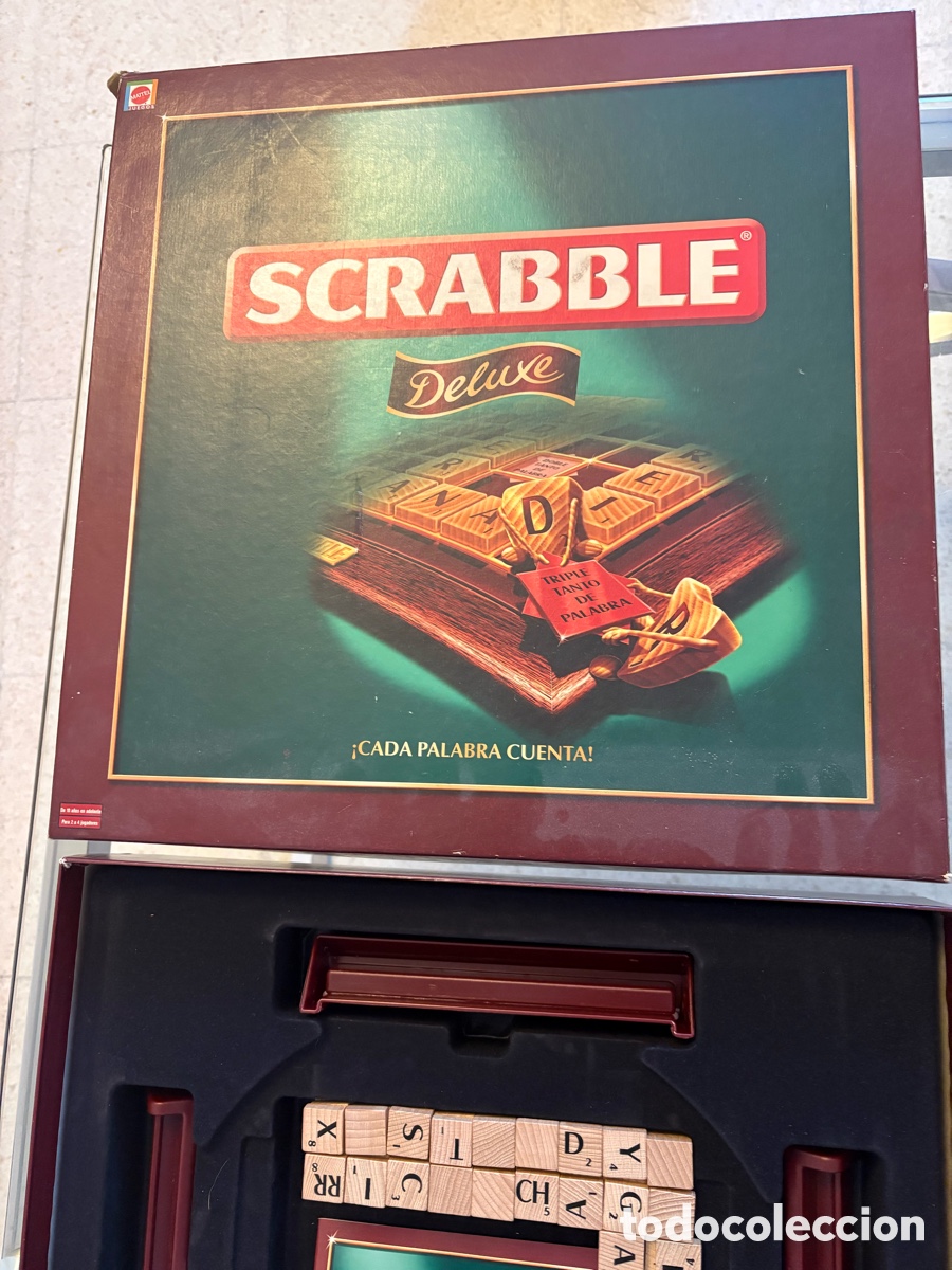 Juegos de mesa: Scrabble Deluxe a&ntilde;o aproximado 1980 - Foto 4