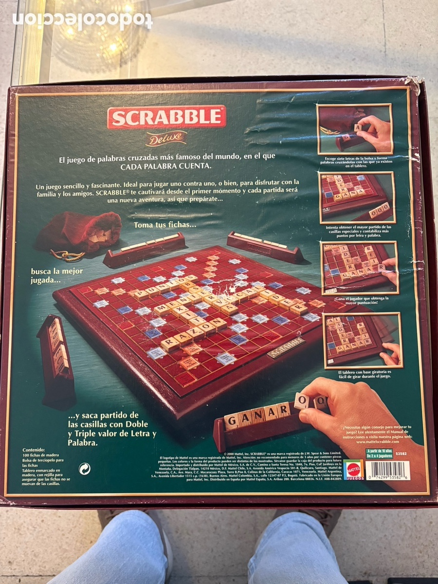 Juegos de mesa: Scrabble Deluxe a&ntilde;o aproximado 1980 - Foto 5