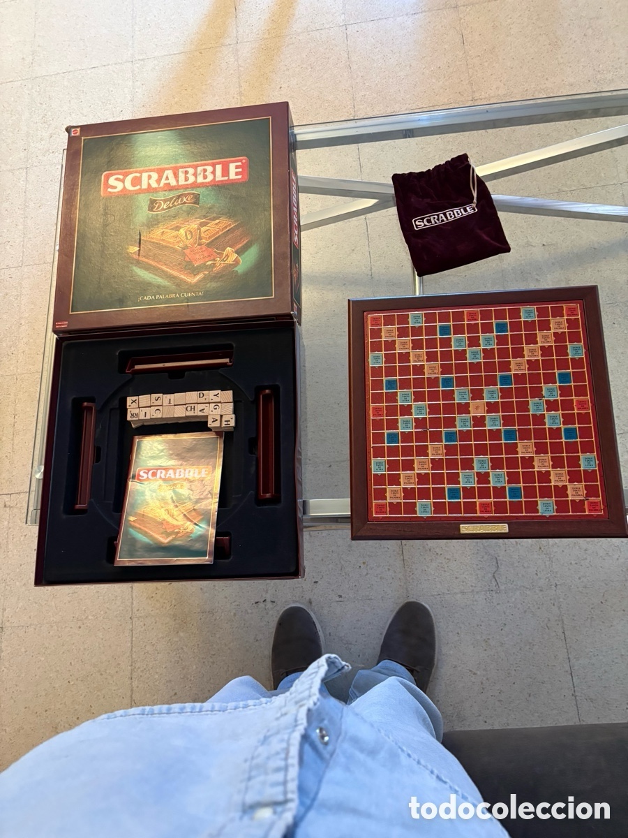 Juegos de mesa: Scrabble Deluxe a&ntilde;o aproximado 1980 - Foto 1