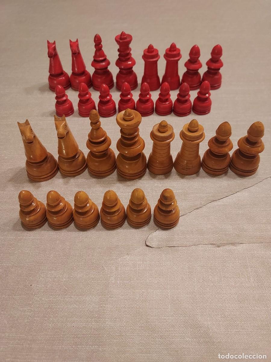 Juegos de mesa: FICHAS AJEDREZ MADERA - Foto 1