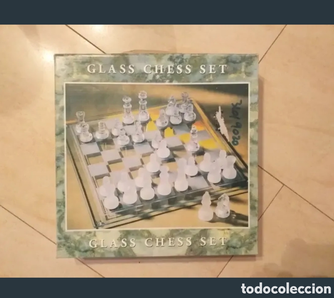 Juegos de mesa: Ajedrez de cristal sin estrenar en su caja - Foto 1
