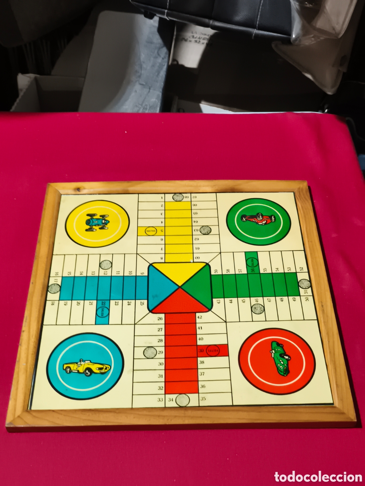 Juegos de mesa: Tablero de parch&iacute;s a&ntilde;os 70/80 - Foto 2