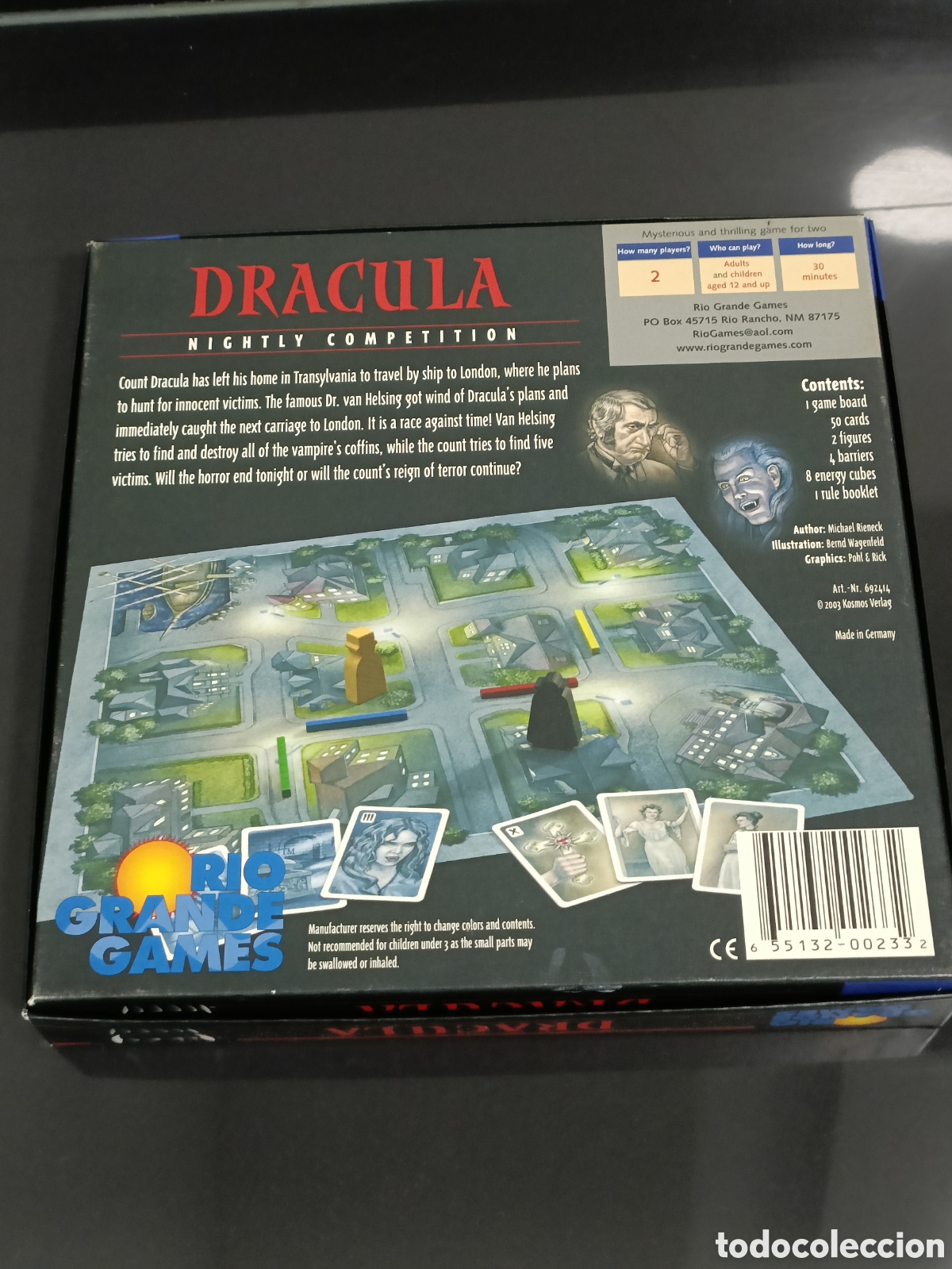 Juegos de mesa: Vintage Juego Dracula - Board Game (RioGrande / Kosmos) - Foto 3