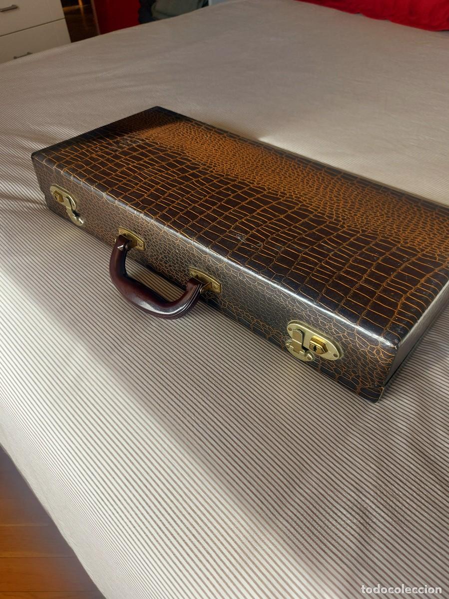Juegos de mesa: Mahjong en malet&iacute;n de piel - Foto 6