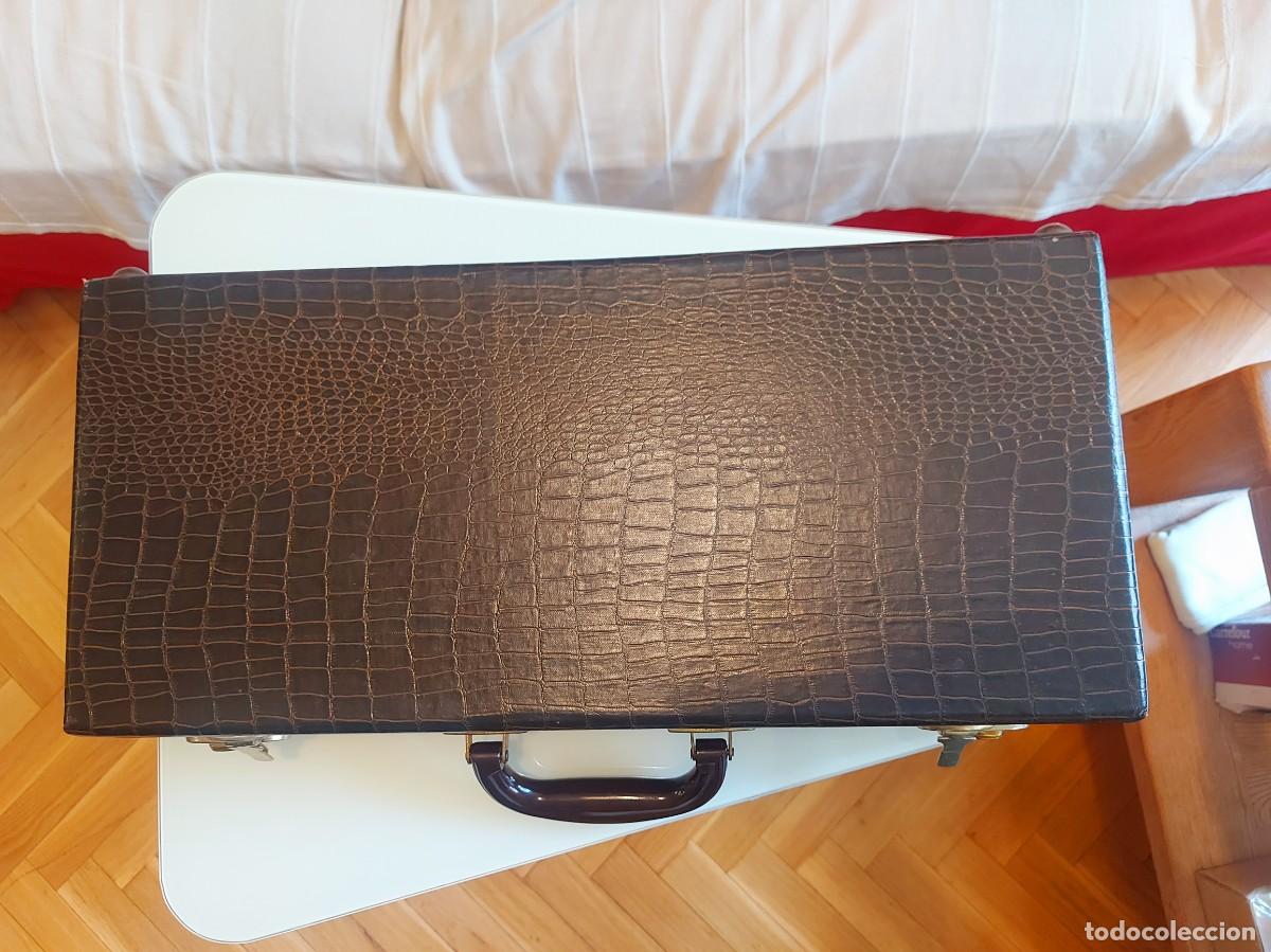 Juegos de mesa: Mahjong en malet&iacute;n de piel - Foto 7