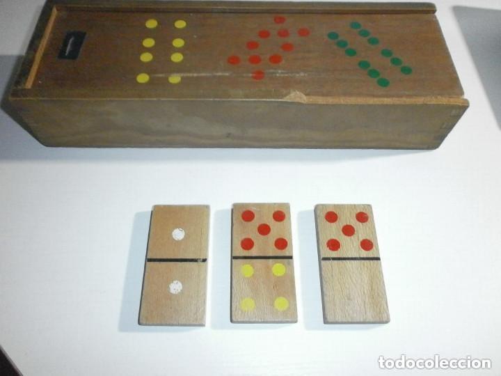Juegos de mesa: Juego de domino de madera, original. - Foto 2