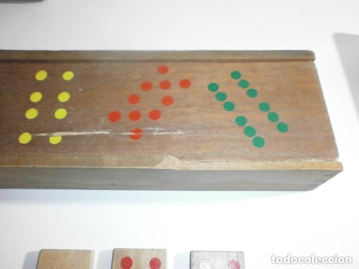 Juegos de mesa: Juego de domino de madera, original. - Foto 3