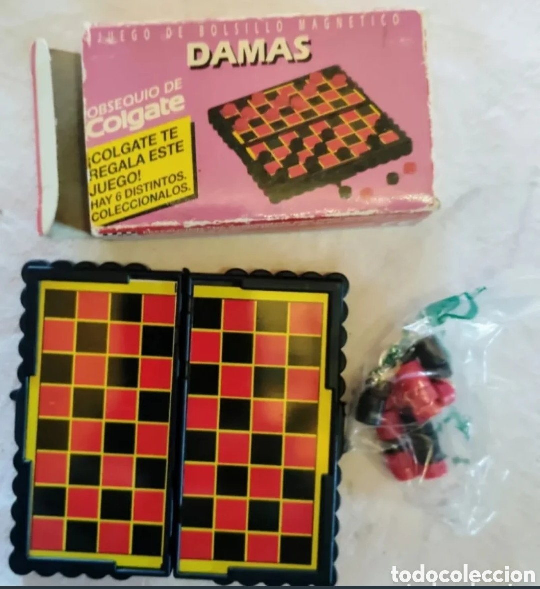 Juegos de mesa: Juego de damas, publicidad de Colgate. - Foto 1