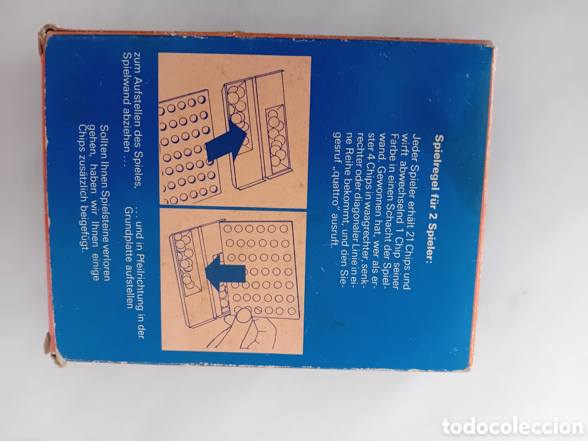 Juegos de mesa: cuatro en raya de viaje a&ntilde;os 80 - Foto 4
