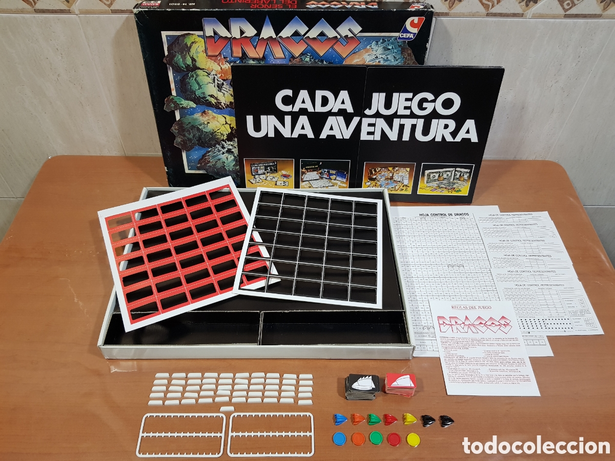 Juegos de mesa: DRACOS, EL SE&Ntilde;OR DEL LABERINTO. CEFA. REF NR.14-6501. - Foto 5