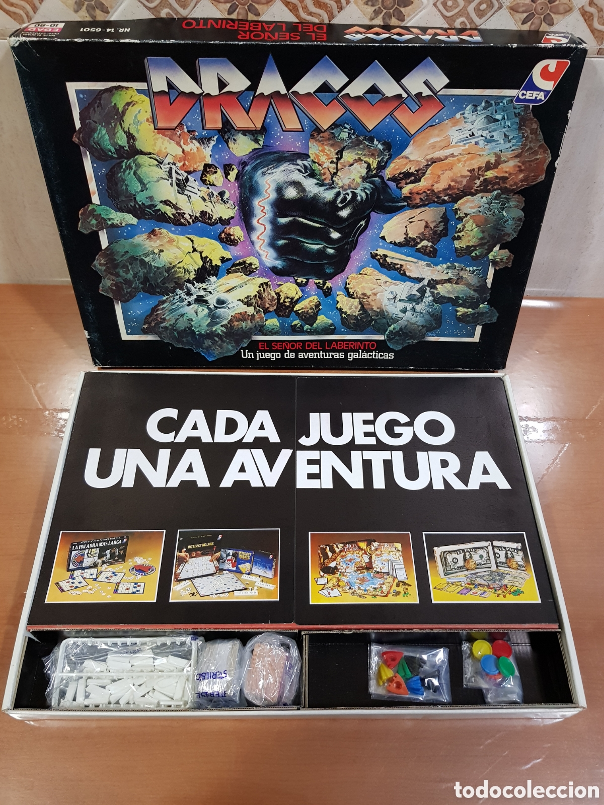 Juegos de mesa: DRACOS, EL SE&Ntilde;OR DEL LABERINTO. CEFA. REF NR.14-6501. - Foto 3