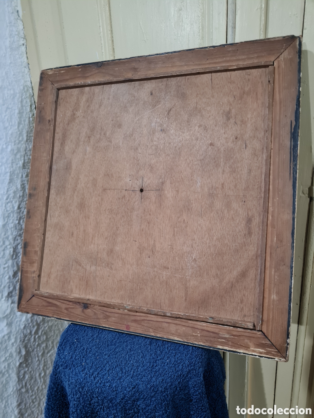 Juegos de mesa: Antiguo parch&iacute;s de chapa y madera - Foto 6