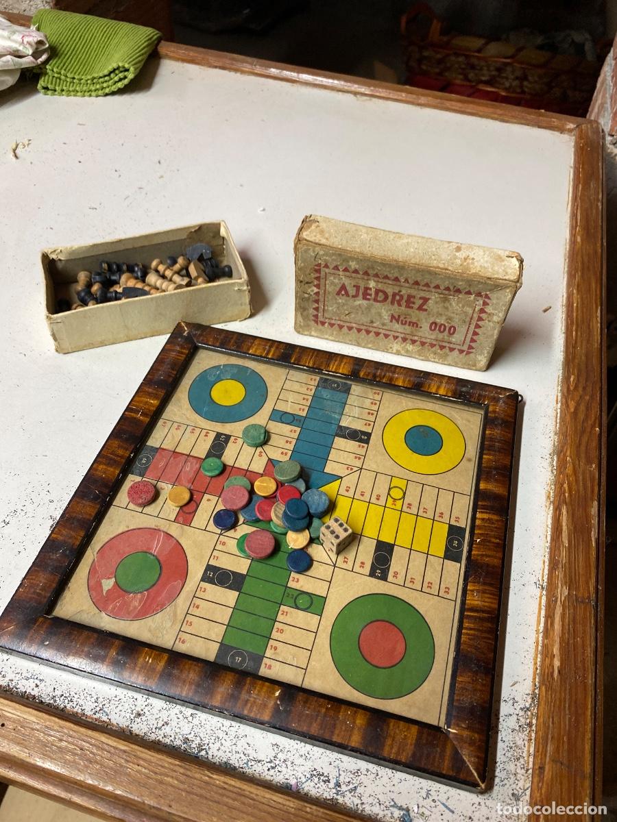 Juegos de mesa: Ajedrez / parchos viejo - Foto 4