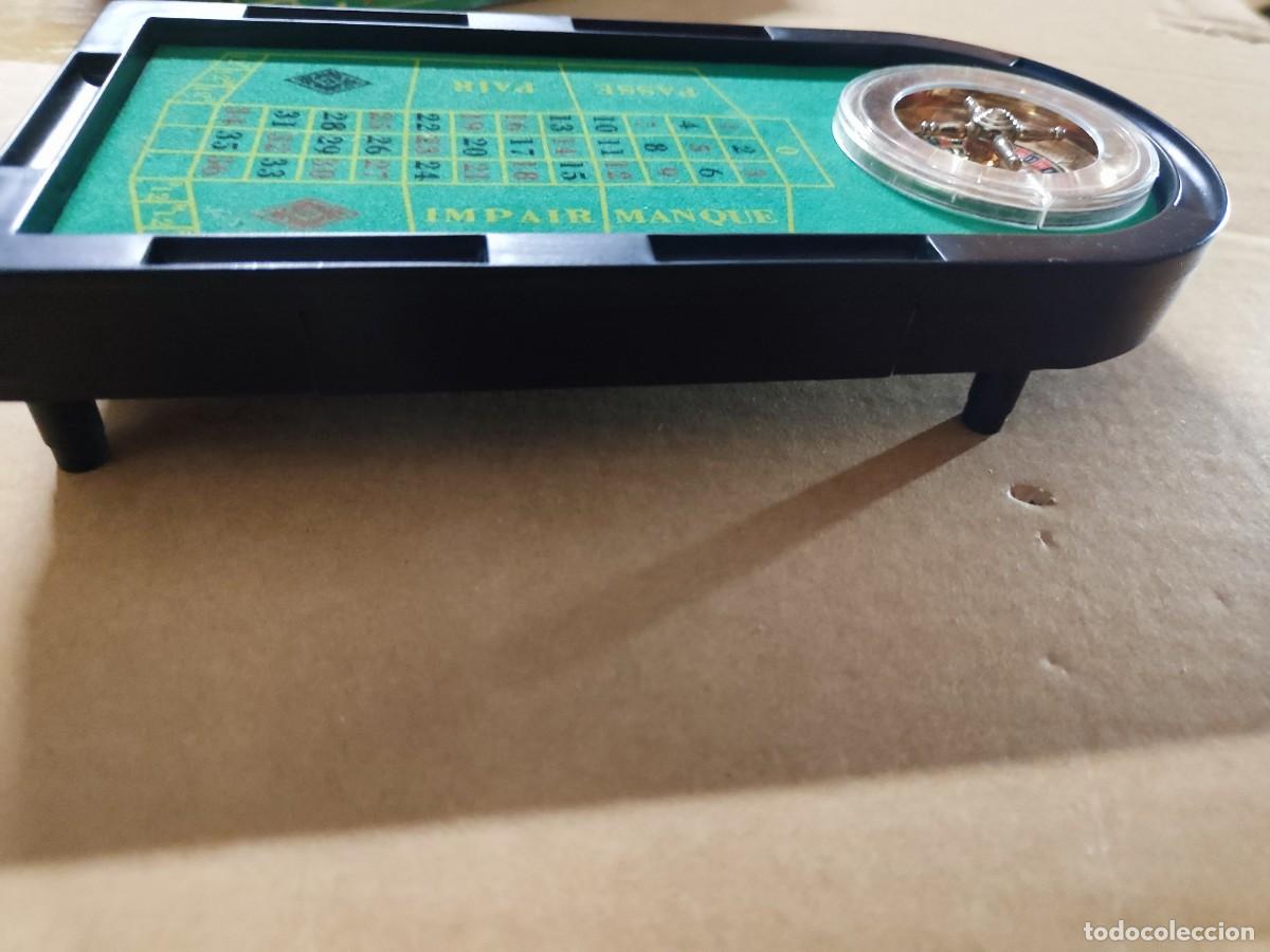 Juegos de mesa: MINI MESA DE RULETA. - Foto 4