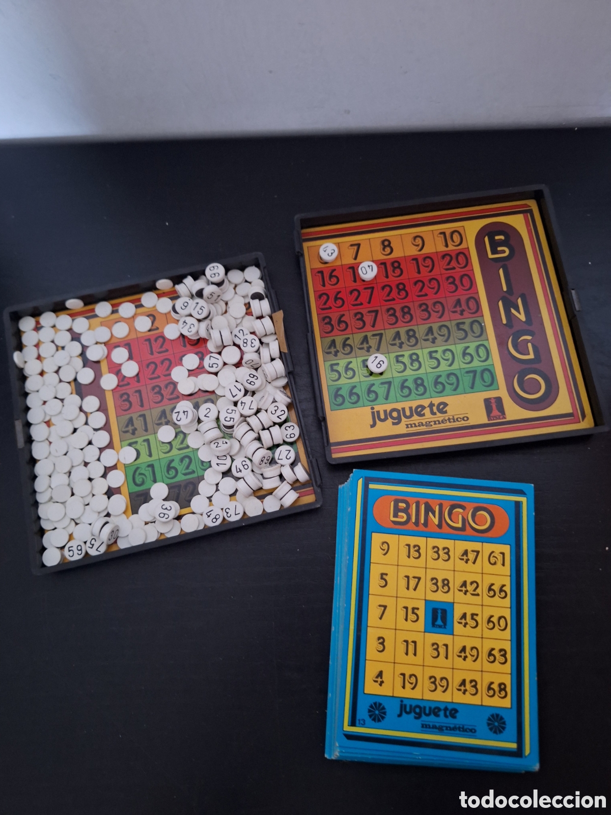 Juegos de mesa: Antiguo bingo magn&eacute;tico - Foto 2