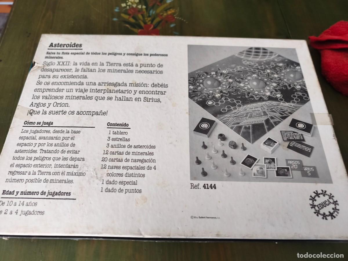 Juegos de mesa: Asteroides. Juego de mesa Educa. A&ntilde;os 90s. Ref. 4144 - Foto 4