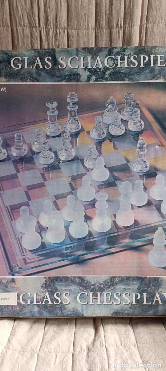 Juegos de mesa: Juego de mesa.Ajedrez cristal - Foto 1