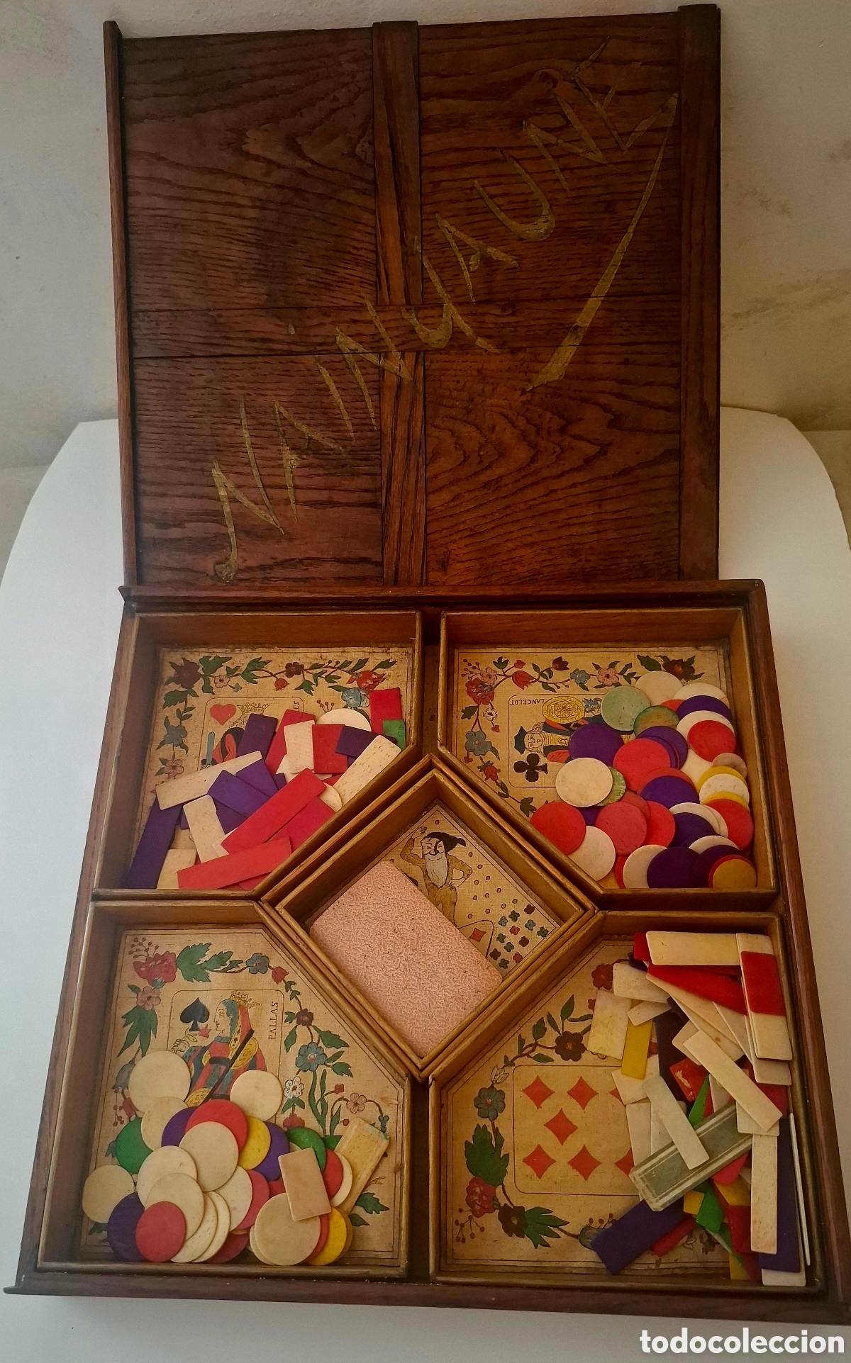 Juegos de mesa: NAIN JAUNE SIGLO XIX - Foto 5