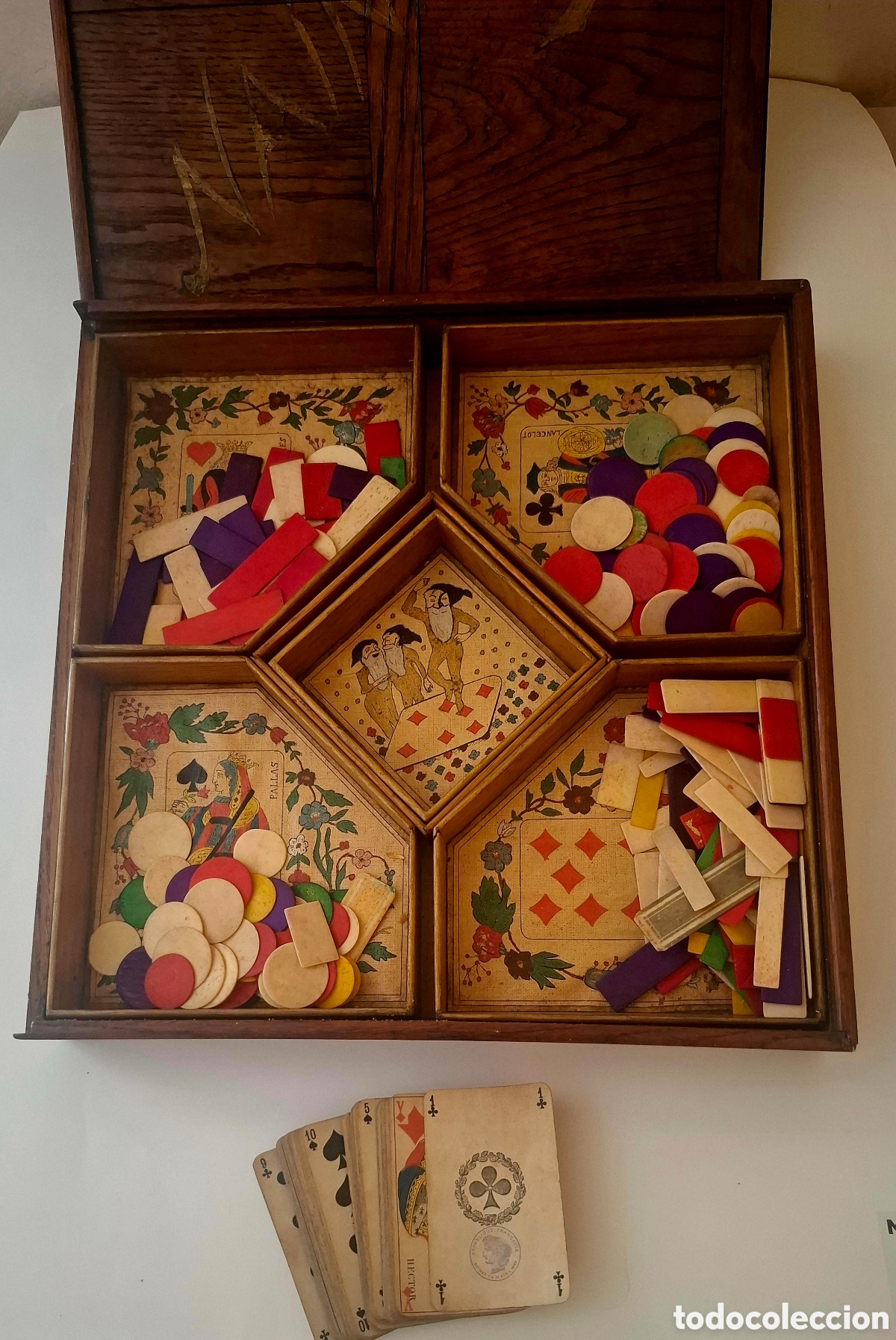 Juegos de mesa: NAIN JAUNE SIGLO XIX - Foto 6