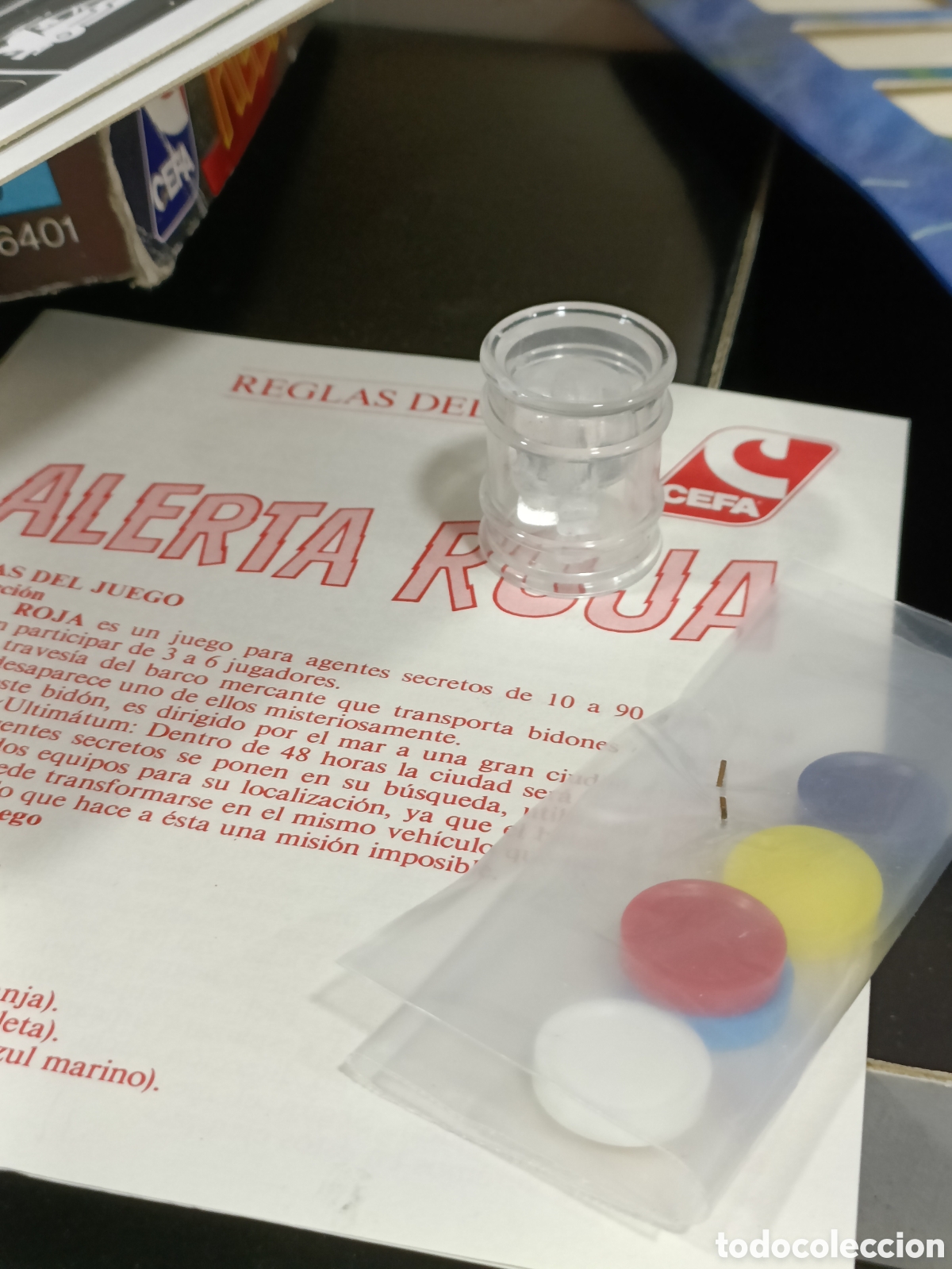 Juegos de mesa: Vintage CEFA Plutonio Alerta roja - Foto 4