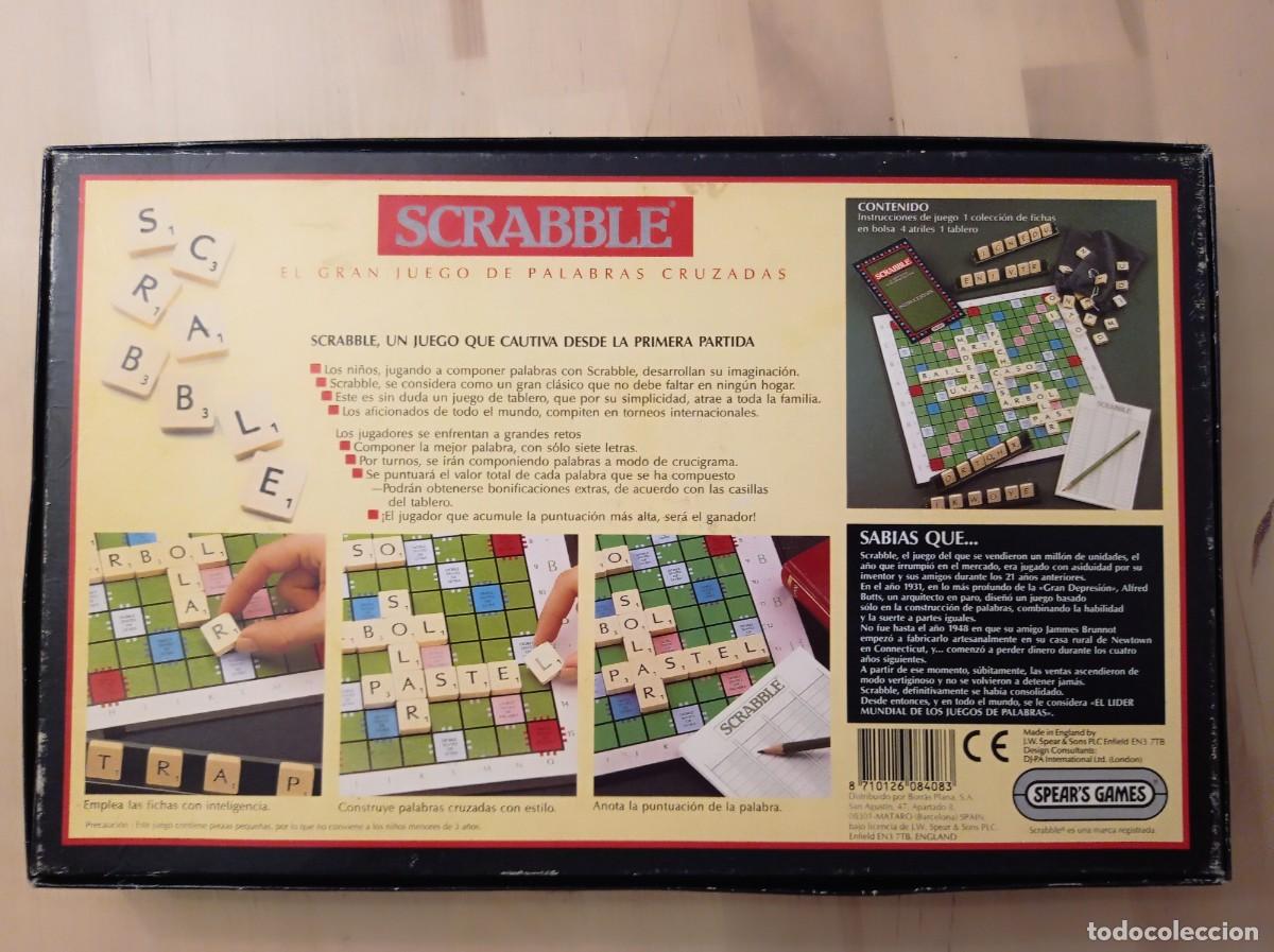Juegos de mesa: SCRABBLE - JUEGO DE PALABRAS CRUZADAS - COMPLETO - Foto 4