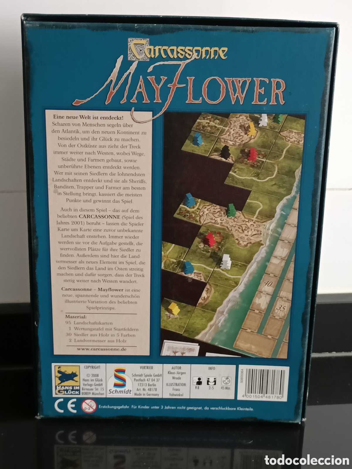 Juegos de mesa: Juego&nbsp;de mesa&nbsp;Carcassonne: Mayflower - Foto 6
