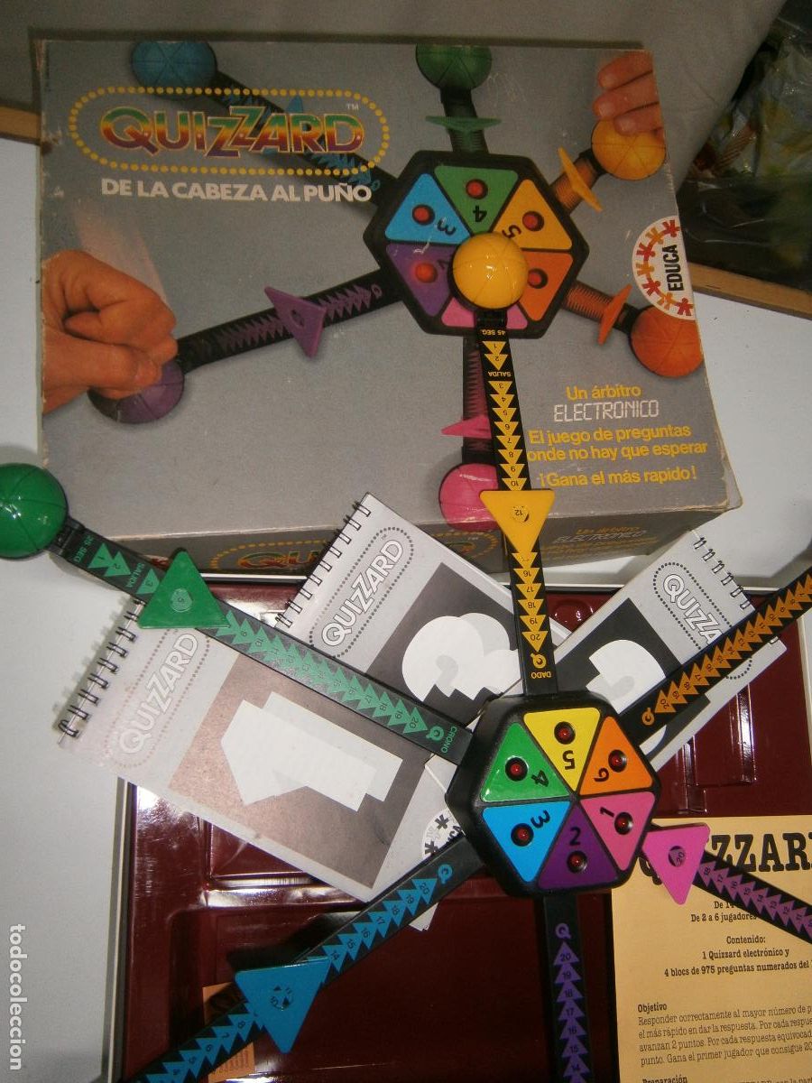 Juegos de mesa: ANTIGUO JUEGO DE MESA - QUIZZARD ELECTRONIC - Foto 3