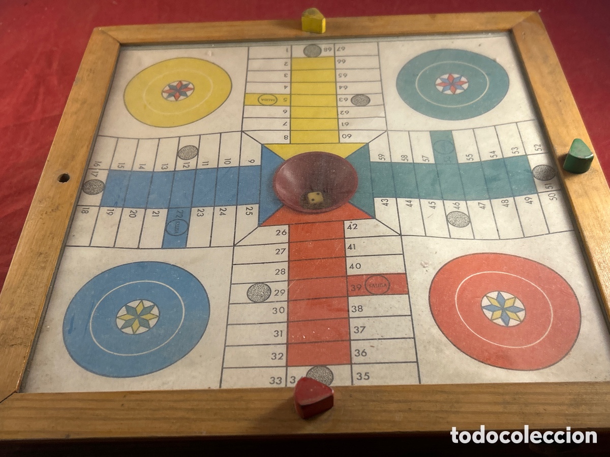 Juegos de mesa: PARCH&Iacute;S LANZADADO ANTIGUO - Foto 3