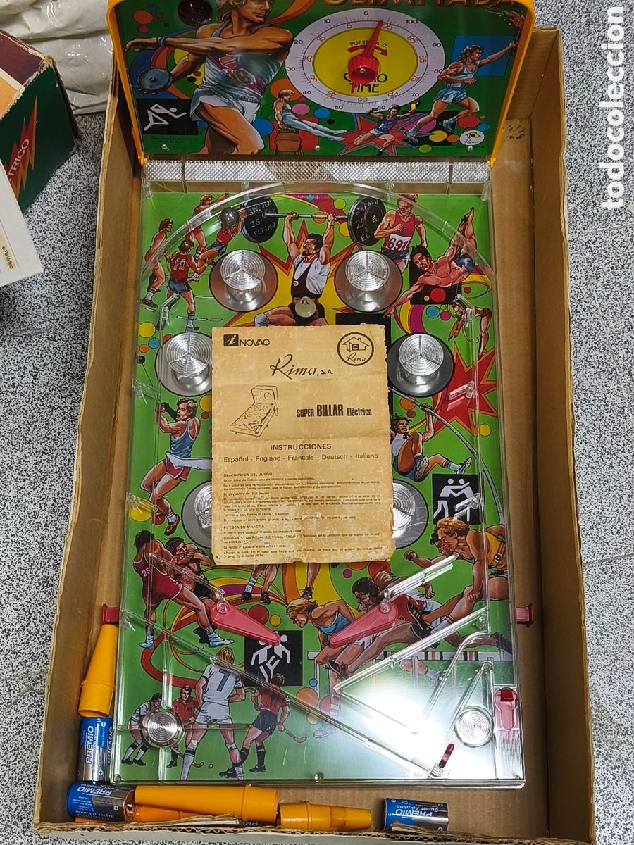 Juegos de mesa: Super billarin electr&oacute;nico de Rima, buen estado - Foto 2