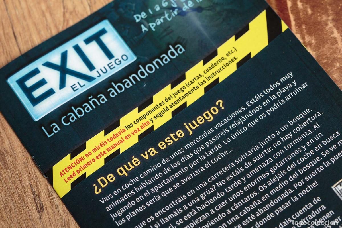 Juegos de mesa: La Caba&ntilde;a Abandonada - Juego de mesa &rdquo;Escape Room&rdquo; (marca EXIT) - Foto 5