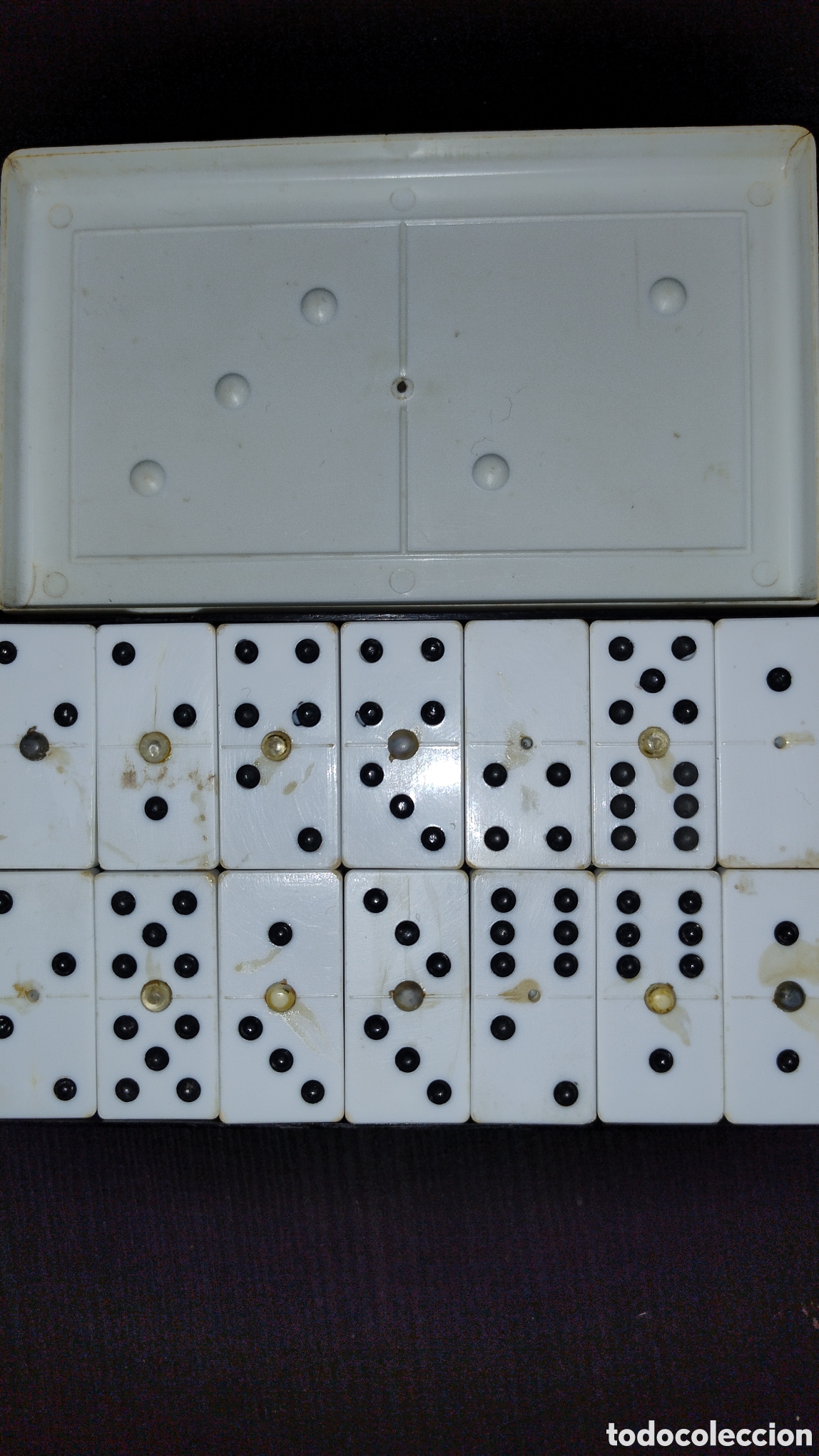 Juegos de mesa: Juego de domin&oacute; PSE antiguo - Foto 2