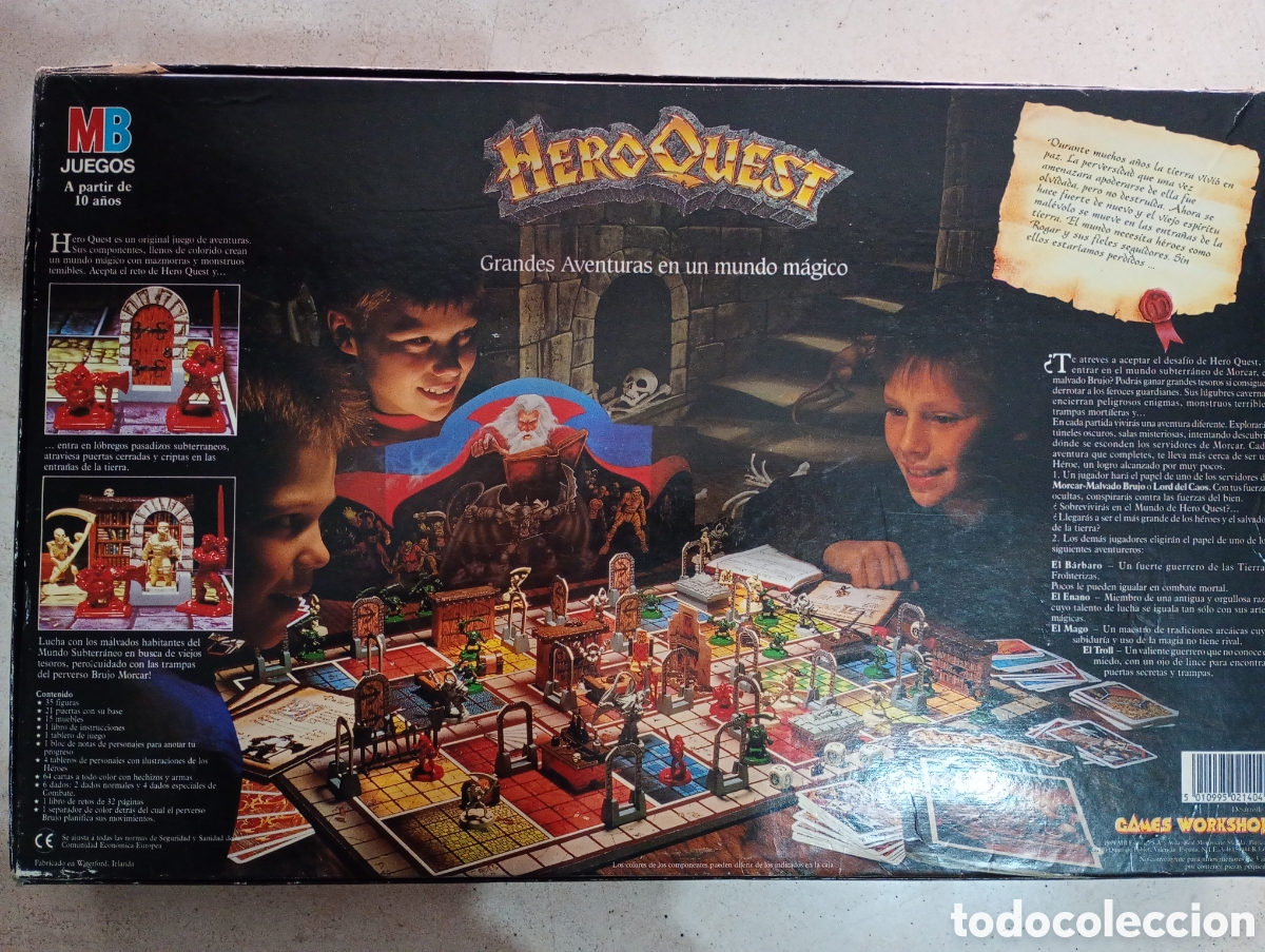 Juegos de mesa: Hero Quest 1989 mb Rol - Foto 2