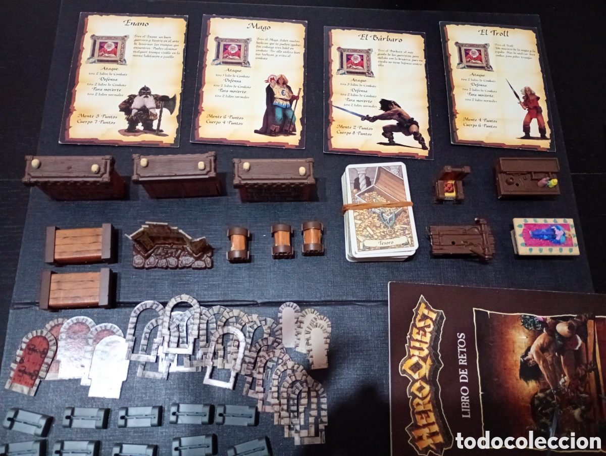 Juegos de mesa: Hero Quest 1989 mb Rol - Foto 11